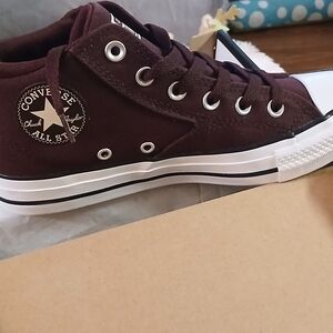 Converse Kids High-Top Sneakers - Maroon